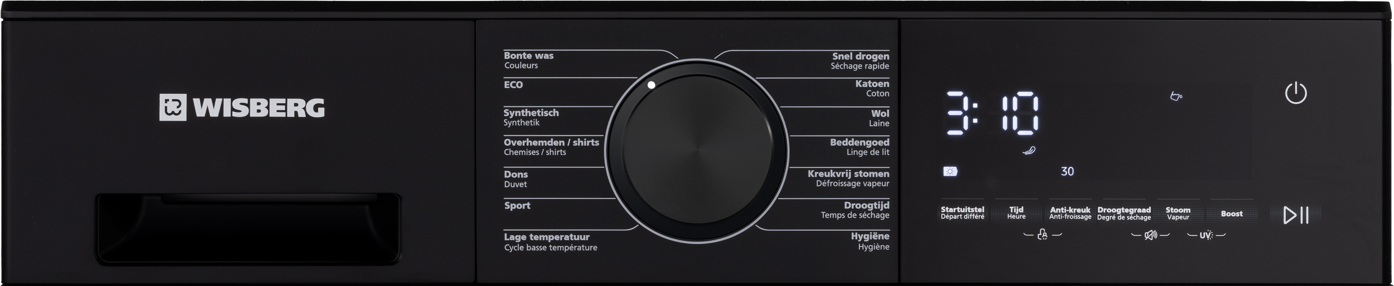 Wisberg WBDR3BB9NB CreaseControl Zwart